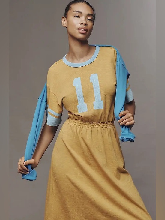 Sundry Dresses & Skirts - Anthropologie Sundry Rugby Midi Dress